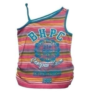 Beverly Hills Polo Club Striped Tank Top girls Size 4